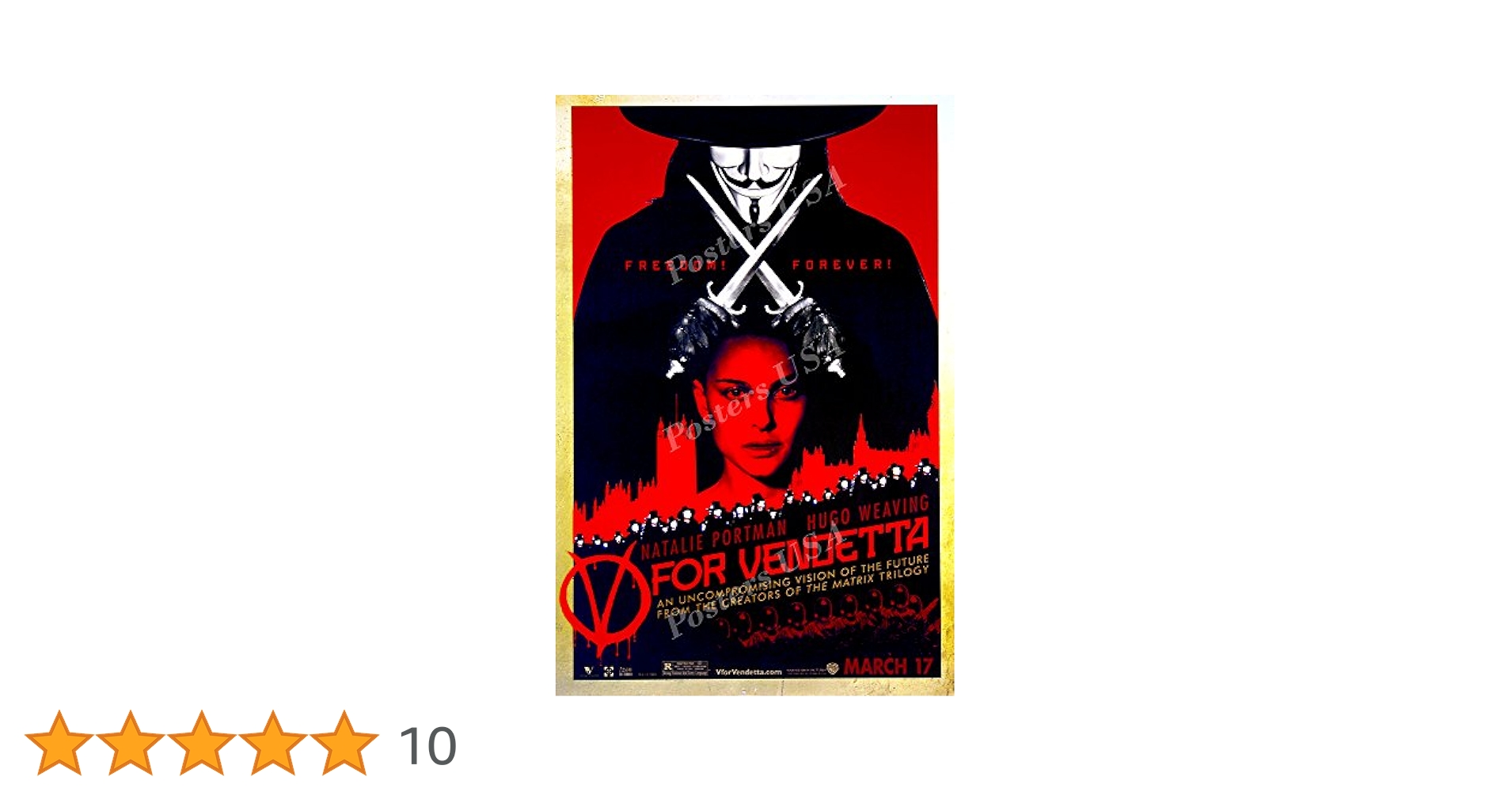 Amazon.co.jp: ポスターUSA – DC V for Vendetta映画ポスター